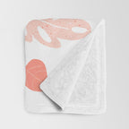 Orange and pink tiger Throw Blanket Gallery Image 3