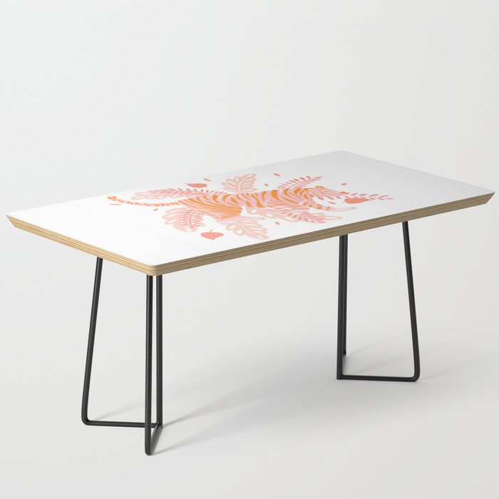 Orange and pink tiger Coffee Table Gallery Image 1