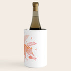 Orange and pink tiger Wine Chiller Gallery Image 3