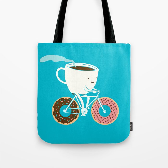 Coffee and Donuts Tote Bag Gallery Image 1