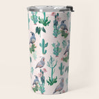 Cactus Quail  Travel Mug Gallery Image 2