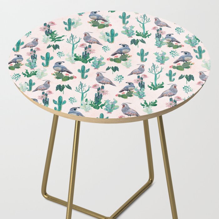 Cactus Quail  Side Table Gallery Image 2