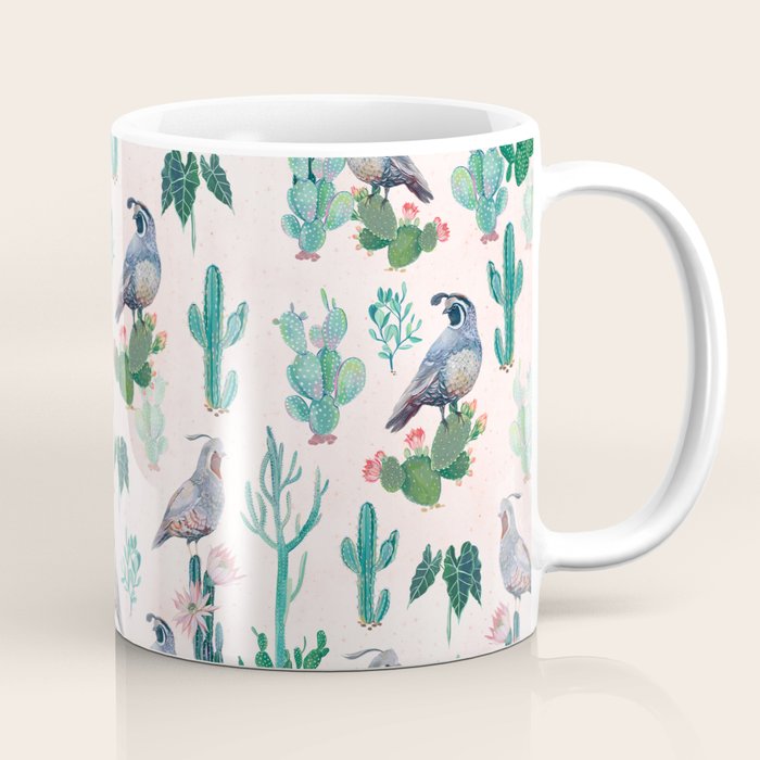 Cactus Quail  Coffee Mug Gallery Image 1