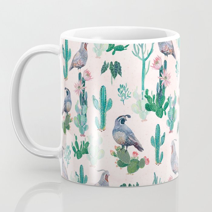 Cactus Quail  Coffee Mug Gallery Image 3