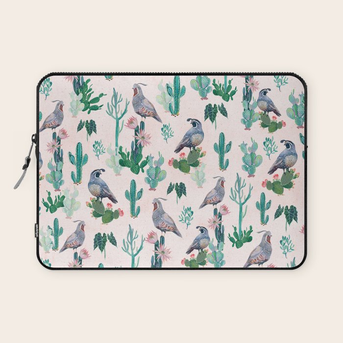 Cactus Quail  Laptop Sleeve Gallery Image 1