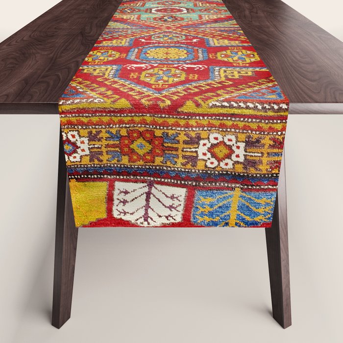 Incesu Turkish Village Antique Long Rug Print Table Runner Gallery Image 1