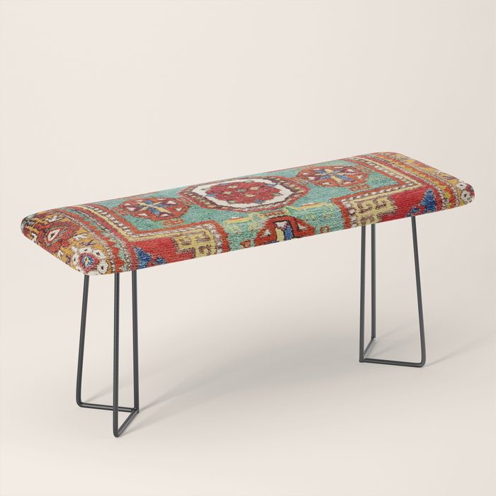Incesu Turkish Village Antique Long Rug Print Bench Gallery Image 1