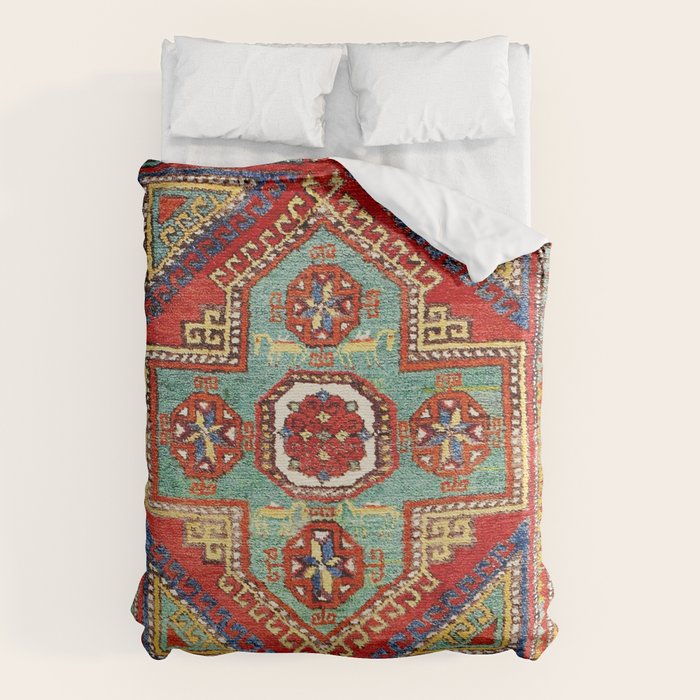 Incesu Turkish Village Antique Long Rug Print Duvet Cover Gallery Image 6