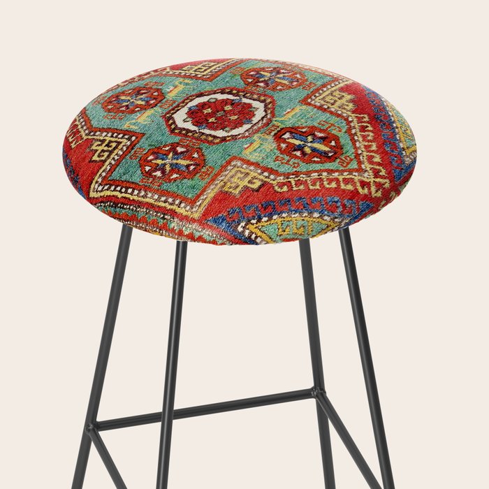 Incesu Turkish Village Antique Long Rug Print Stool Gallery Image 2