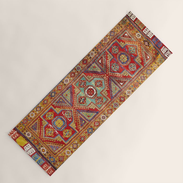 Incesu Turkish Village Antique Long Rug Print Yoga Mat Gallery Image 1