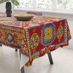 Incesu Turkish Village Antique Long Rug Print Tablecloth Gallery Image 3