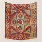 Incesu Turkish Village Antique Long Rug Print Wall Tapestry Gallery Image 4