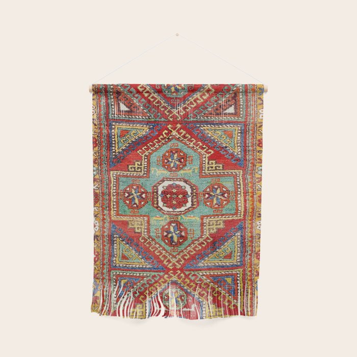 Incesu Turkish Village Antique Long Rug Print Wall Hanging Gallery Image 1