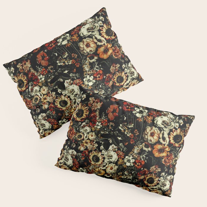 Winter Night Garden Pillow Sham Gallery Image 1