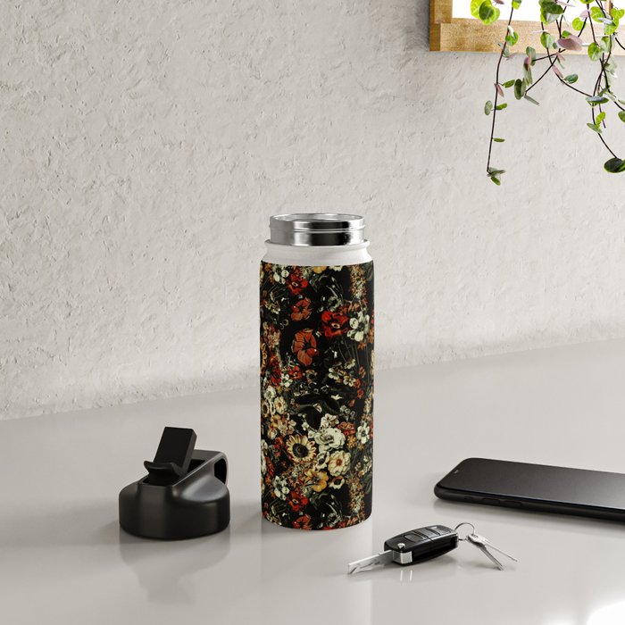 Winter Night Garden Water Bottle Gallery Image 4