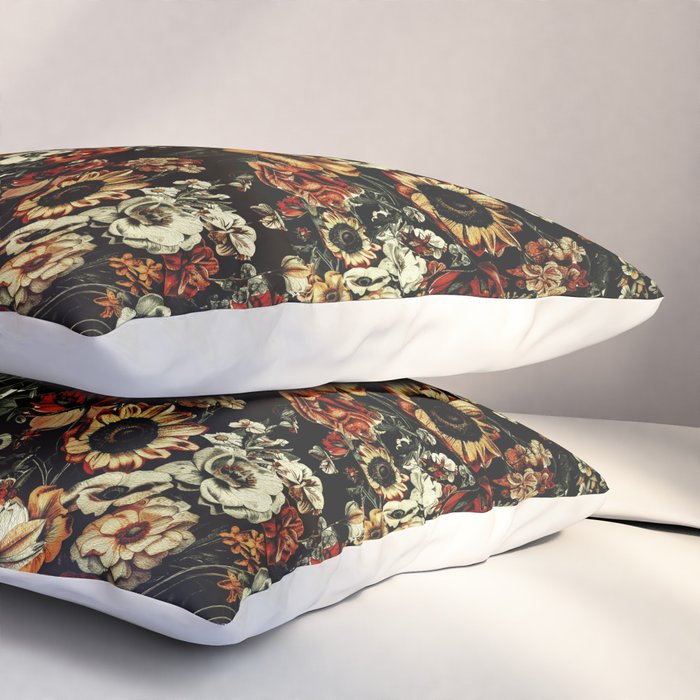 Winter Night Garden Pillow Sham Gallery Image 3