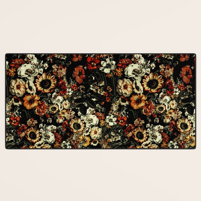 Winter Night Garden Desk Mat Gallery Image 3