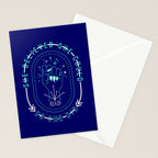 She Believed - Navy & Turquoise Palette Stationery Card Gallery Image 2
