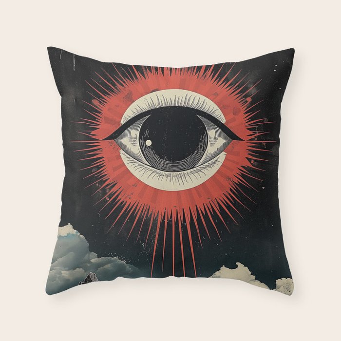 Mind's Eye Throw Pillow Gallery Image 1