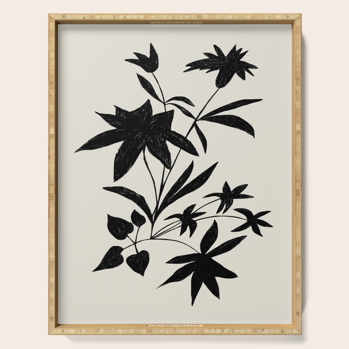 Fireworks Flowers  Serving Tray Gallery Image 1
