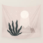 moonbeam desert Wall Tapestry Gallery Image 4