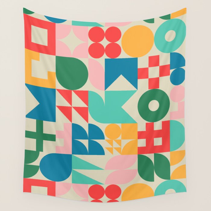 BAUHAUS POP VIENNA Wall Tapestry Gallery Image 1