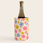 Retro vibe Small Daisies  Wine Chiller Gallery Image 3