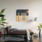 Abstract Geometric 24 Wood Wall Art Gallery Image 2