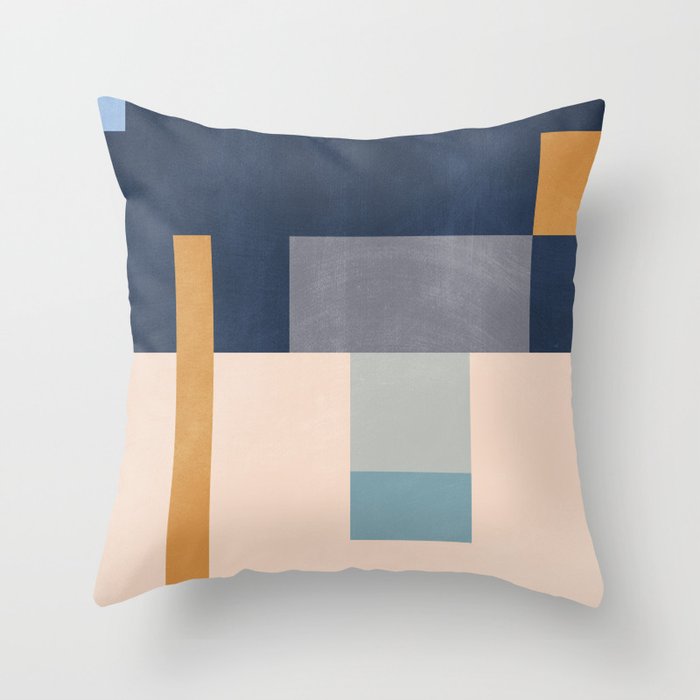 Abstract Geometric 24 Throw Pillow Gallery Image 1