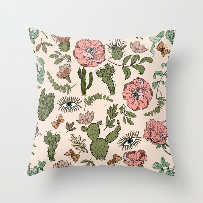 Sweetly wild desert 45 Throw Pillow Gallery Image 6
