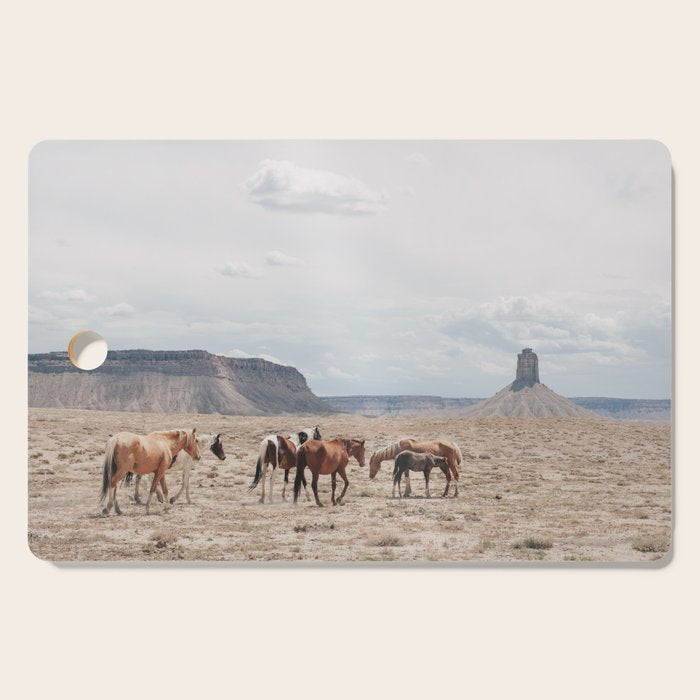 Wild Horses II Cutting Board Gallery Image 1