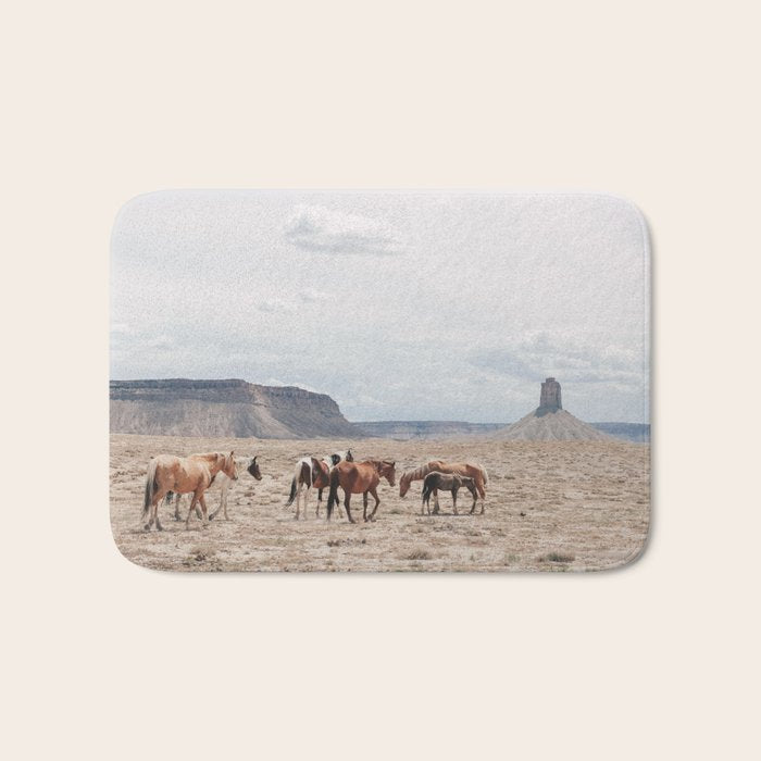 Wild Horses II Bath Mat Gallery Image 1
