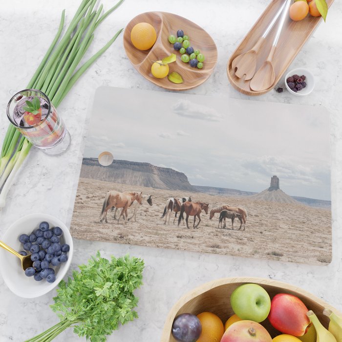 Wild Horses II Cutting Board Gallery Image 2