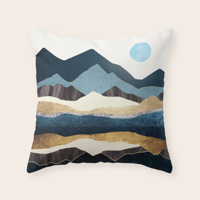 Reflect Hills Throw Pillow Gallery Image 6