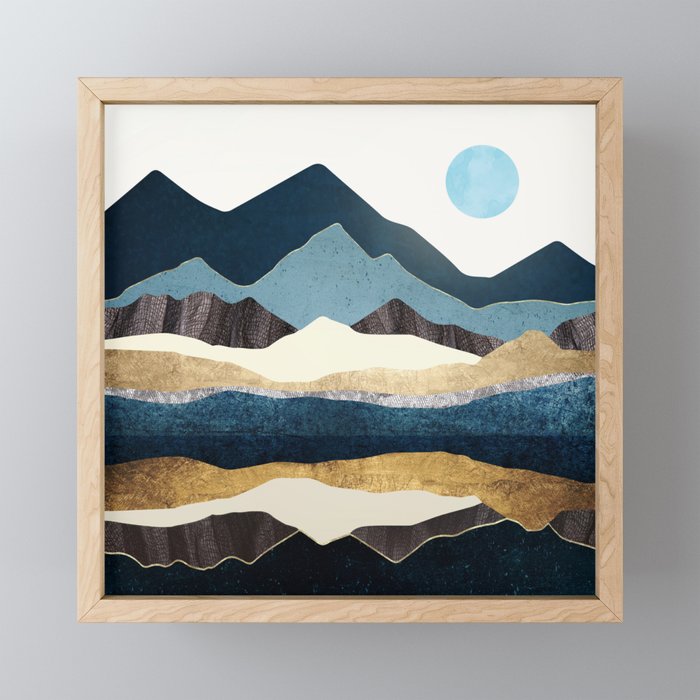 Reflect Hills Mini Art Print Gallery Image 1