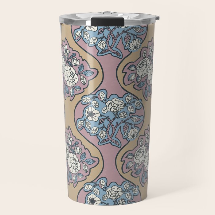 Antique Floral Beauty Travel Mug Gallery Image 1