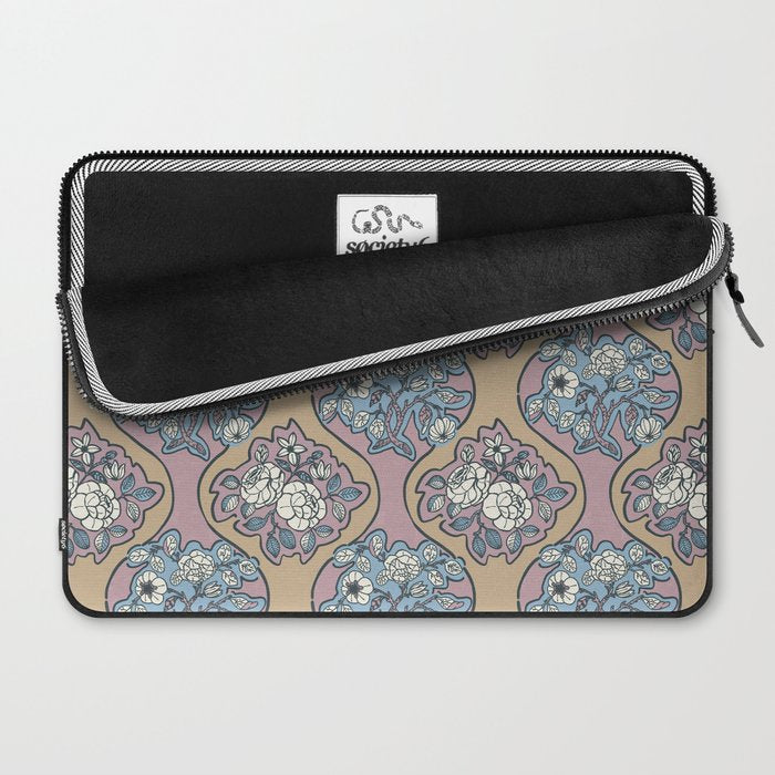 Antique Floral Beauty Laptop Sleeve Gallery Image 2