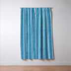STRIPES - 004 - blue Window Curtain Gallery Image 3