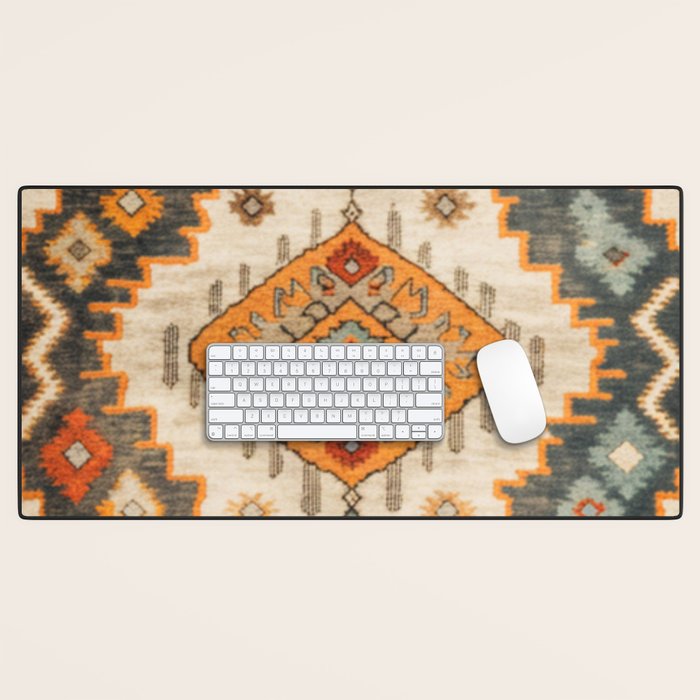 Southwestern Rustic Bohemian Design Desk Mat Gallery Image 1
