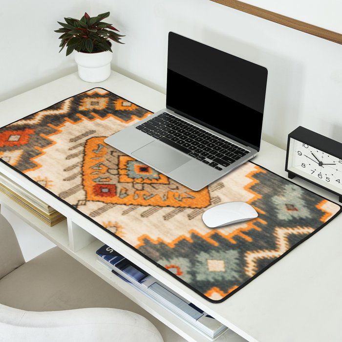 Southwestern Rustic Bohemian Design Desk Mat Gallery Image 2