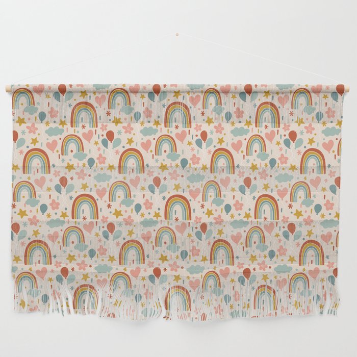 Rainbow Party Theme Wall Hanging Gallery Image 1