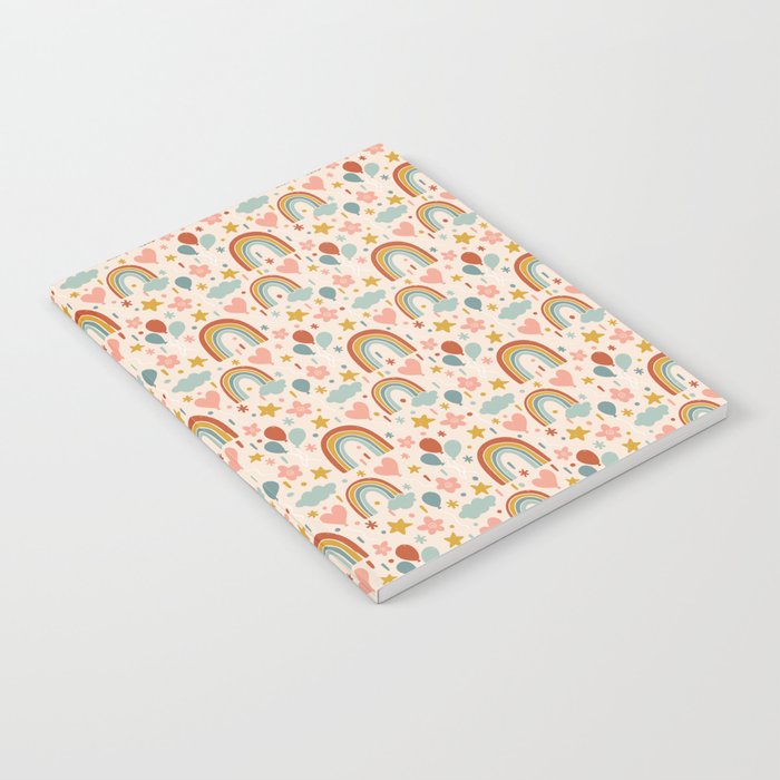Rainbow Party Theme Notebook Gallery Image 1