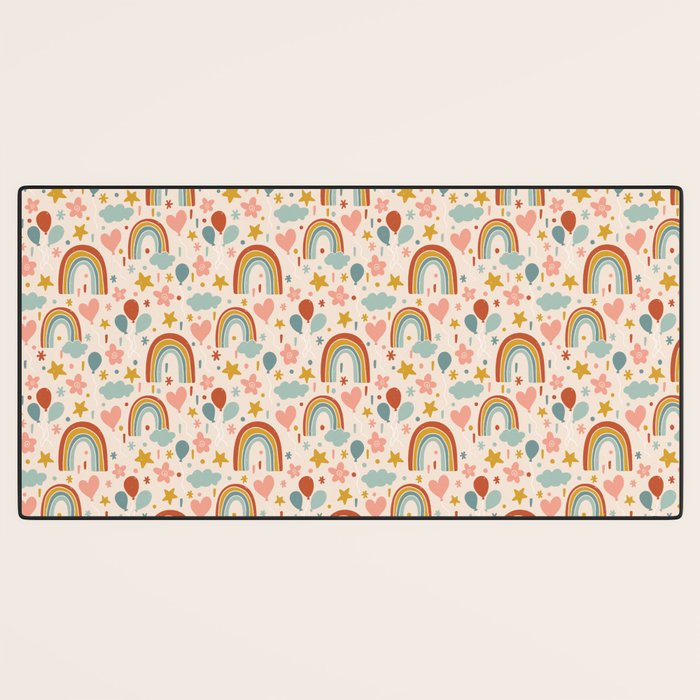 Rainbow Party Theme Desk Mat Gallery Image 3