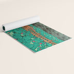 Antique Japanese Woodblock Print East Asian Art  Hasui Shiba Benten Pond Yoga Mat Gallery Image 2
