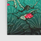 Antique Japanese Woodblock Print East Asian Art  Hasui Shiba Benten Pond Poster Gallery Image 3