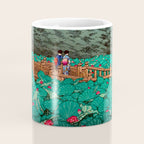 Antique Japanese Woodblock Print East Asian Art  Hasui Shiba Benten Pond Coffee Mug Gallery Image 4