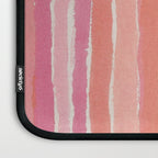 Pink Peach Summer Stripes Laptop Sleeve Gallery Image 3
