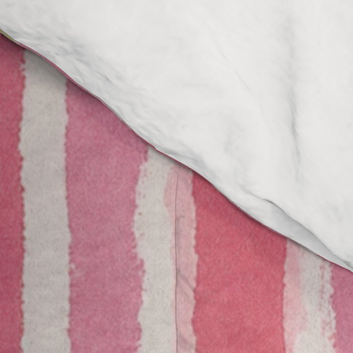 Pink Peach Summer Stripes Comforter Gallery Image 4
