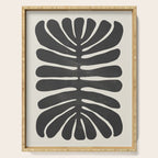 Sea Leaf: Noir Serving Tray Gallery Image 1