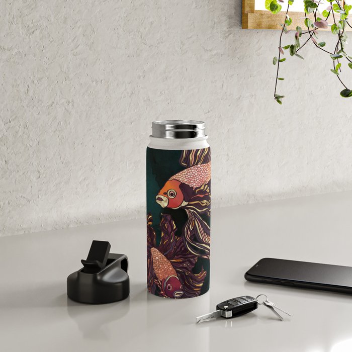 Metallic Betta Fish II Water Bottle Gallery Image 4